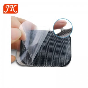 Rubber Electrode Pads Physical Therapy Self Adhesive Sticky TENS EMS Massage Electrode Pads 45*60mm / Jinke